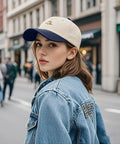 Woman wearing Women's Breathable Cap With Adjustable Buckle Perfect For Running Hiking Cycling And Everyday Wear