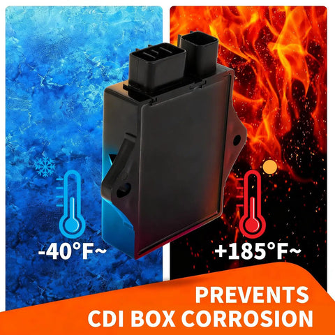 CDI Box Kit For Yamaha Grizzly 600 YFM 600 2000 2001 Replacement OEM 5GT 85540 00 00 And 4WV 85540 00 00 shown with temperature endurances