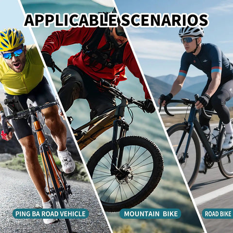Cyclists using Portable Bike Repair Stand Kit For Bicycles And E Bikes With Maintenance Brackets Pry Bars