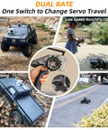 7 Channel RC Transmitter With Gyro Receiver R7FG 2.4GHz Surface Radio controlling RC crawler in different terrains