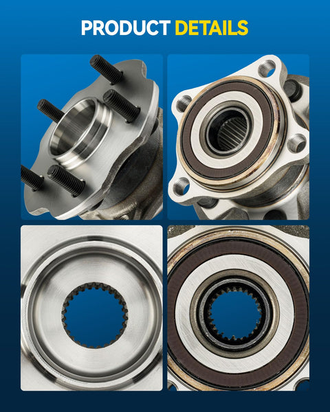 All Wheel Drive Rear Wheel Hub Bearing Assembly 512365 Compatible with Toyota Highlander AWD close-up details
