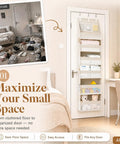 Real Deal Heavy Duty Over The Door Storage Rack With Six Tier Hanging Mesh Pockets crafted solid for efficient nursery organization.