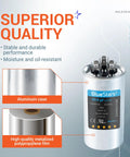 Beefy Dual Run 35/5 MFD AC Capacitor 370-440V with aluminum case and metalized polypropylene film