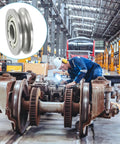 Worker inspecting machinery using U Groove Bearing Set Twelve Pack 4x13x4mm Carbon Steel Sealed Ball Bearings