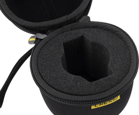 Opened Protective Travel Case For Dive Computer And Watches with Bump Resistant EVA Foam, Soft Foam Lining, Denier Nylon Exterior