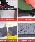 Four images showcasing features: high strength, cuttable, weather protection, waterproof for Two Pack 90 Degree Corner Connector.