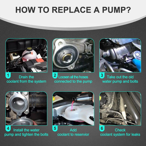 Step-by-step guide on how to replace the Top Shelf Auxiliary Electric Coolant Water Pump G9040-47090.
