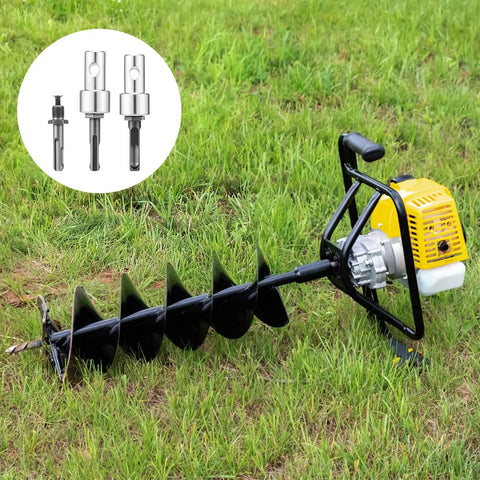 Auger Drill Adapter For Half Inch SDS Plus Corded And Cordless Drills with high hardness steel for garden hole digging