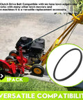 4L-300 Drive Belt Replacement For 30 Inch Walk-Behind Edger Mower Go-To Belt For 30 Inch System Part 2058 Durable Easy Fit Reliable Performance For Smooth Operation And Long-Lasting Durability., black 4L-300 drive belt for walk-behind edger mower