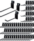 Slatwall Hooks Set 200 Pcs Includes 4 6 And 8 Inch Hooks For Garage Shop And Retail Display Versatile Hanging Hangers And Accessories Heavy Duty Build Great For Organizing Tools Gear And Display Items