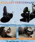 Heavy Duty 14.5 By 19 Inch Aluminum Boat Propeller Three Blade Right Hand Rotation With 15 Tooth Spline comparison showing corrosion resistance