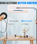 Endoscope Camera With 8 LED Lights Type C Borescope For Android And iOS Devices, flexible use over table setup