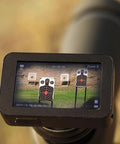 Pro Grade Spotting Scope Camera For Hunting And Camping With Adjustable Wireless Live HD Video And Dual Light For Target Shooting And Wildlife Watching displaying target view on screen