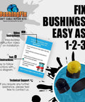 FM1KIT Manual Transmission Shift Cable Bushing Repair Kit components and instructions for easy installation.