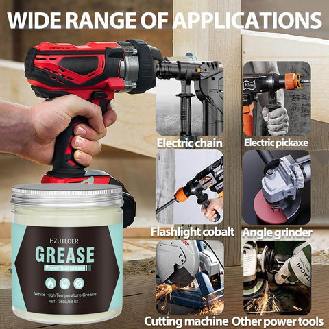 White High Temperature Lubricating Grease For Power Tools And Machinery tub with power tools, wide application range