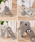 1Pc Stainless Steel 360 Degree Rotating Door Pivot Hinge For Cabinets And Folding Kitchen Doors Hidden Rotary Hardware