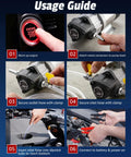 Usage guide for Heavy Duty 12V Oil Extractor Pump Equipped With Pure Copper Motor Efficiently Drains Thick Engine Oil.