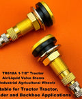 Tubeless Tire Valve Stems For Tractors And Industrial Agricultural Wheels Clamp In Liquid Ballast Valve Stems Pack Of 2 Brass