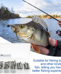 Pro Grade Nail Weights Kit For Bass Fishing 45 Piece Pencil Sinker Set For Soft Plastic Lures on display with caught fish