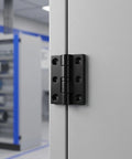 Lift Off Detachable Barrel Hinges For Metal Cabinet Doors Black Zinc Alloy Kitchen Cupboard Hardware With Integrated Lock