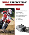 Motorcycle and 125cc 4 Stroke Engine Kit With Manual Clutch For Honda CRF50 XR50 CRF70 Z50R QR50 shown in use.