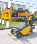 Bad Boy Heavy Duty Mobile Electric Vacuum Suction Cup Cart With Aluminum Frame For Glass Installation and Industrial Assembly lifting handles.