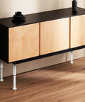 Adjustable Steel Furniture Legs 4 Pack Telescopic Feet For Cabinets Tables Sofas Beds And Shelves with wood cabinet support