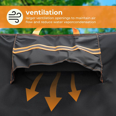 All Weather 6 Ft Picnic Table Cover With Waterproof 420D Oxford Cloth Heavy Duty windproof ventilation detail