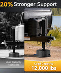 Built Like A Tank 12000 Lbs Trailer Jack Block For Rv Camper Leveling with strong support and anti tilt base.