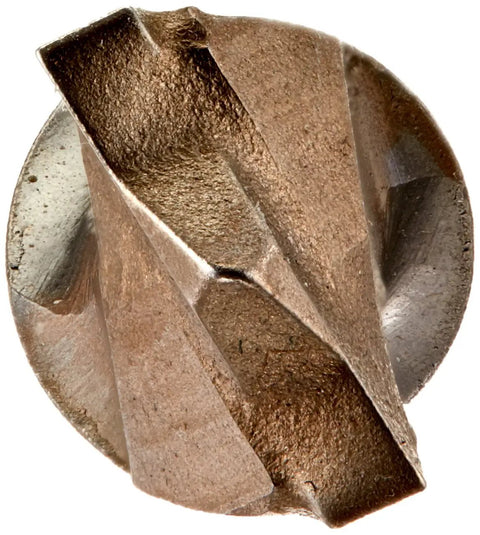 Close-up of SDS Max Hammer Drill Bit Rock Carbide Half Inch By 16 Inch By 18 Inch For Concrete Drilling showing tapered core and flutes