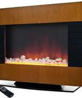 Merlin Electric 2-in-1 Fireplace Heater With Realistic Flame Gentle Under-Bed Glow Safety Cutoff