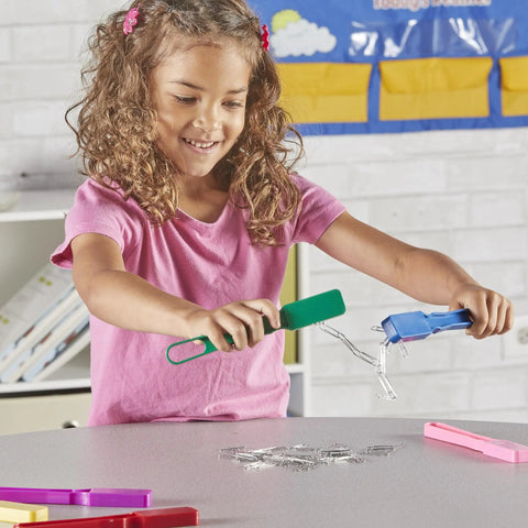 Magnetic Wands Set Of 6 For Kids 3 And Up Hands-On STEM Learning Tools, Easy Magnet Experiments, Preschool Toys And Homeschool Supplies, Science Play To Explore Magnetism And Physical Properties