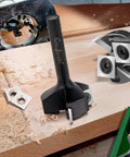 Beefy Spoilboard Surfacing Router Bit With One Quarter Inch Shank And One Inch Cutting Diameter, Four Wing Precision Flattening Bit