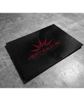 Built Like A Tank 60X84 Inch Industrial Floor Pallet Scale With 1000 Lb Capacity, black steel platform on concrete floor.