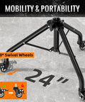 Height Adjustable Rolling Tool Cart With Wheels And Magnetic Tray Holder For Garage Workbench 42cm By 30.5cm Tray 50 Lb Load Capacity Magnetic Strip Organizer Mobile Tool Storage Cart featuring swivel wheels and mobility focus.