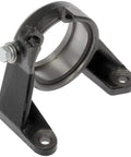Heavy Duty Passenger Side CV Axle Shaft Support Bearing Bracket, black metal, used for steady steering and front axle support.