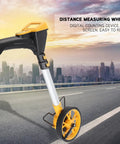 Fabater Distance Measuring Wheel with digital display, large screen, sturdy handle, ideal for field measurements on roads.