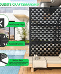 Heavy Duty Outdoor Privacy Screen Freestanding Portable Metal Panels For Deck Balcony Garden And Indoor Use 72 Inch High