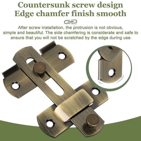 4 Inch Flip Gate Latch For Barn Doors And Wood Fences Tough As Nails Heavy Duty Stainless Steel With Bronze Finish Safe Sliding Door Hardware