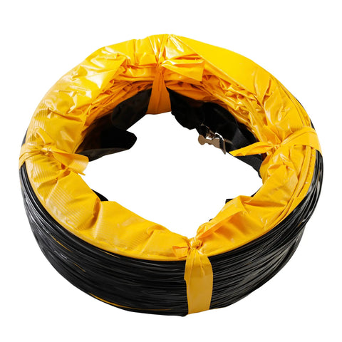 25 Foot Flexible PVC Duct Hose For Exhaust Fans 8 Inch Inner Diameter Heavy Duty Flame Retardant Vinyl Woven Polyester Roll