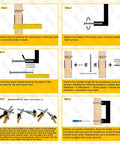 Step-by-step installation guide for 10 Pack 5 Inch Brushed Nickel Cabinet Pulls Finger Pulls And Edge Pulls for kitchen and bathroom.