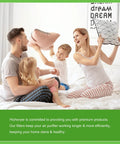 Family enjoying clean air with Upgraded MSA3 Replacement Filter For MSA3 And MSA3S Air Purifiers With 3 In 1 H13 True HEPA.