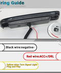 Toyota Tacoma LED Front Bumper Side Marker Lights DRL Amber Sequential Turn Signal Lamps Fog Light Kit wiring guide
