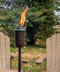 2-Pack Honey Copper Outdoor Torches For Patio Backyard And Garden No-Fuss Ready-To-Go Easy-Install Tiki Style Torches