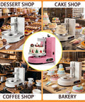 Powerful Cake Icing Smoothing Machine For Even Buttercream in dessert, cake, coffee shops, and bakery settings.