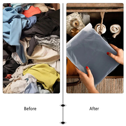 20 Pcs Travel Storage Bags For Luggage Organizer Sets Waterproof Resealable Compression Zipper Packing Bags For Travel Suitcases