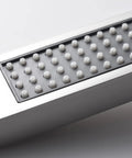 Close-up of anti-clog silicone jets on Brushed Nickel Solid Brass High Pressure Handheld Shower Head Detachable With 59-Inch Stainless Steel Hose And Adjustable Bracket Set Anti-Clog Silicone Jets For Thick Hair Boss Grade.