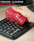 Car Cleaning Gel And Auto Detailing Putty Kick The Grime Out Quick This Slick Car Slime Snags Pet Hair And Road Dust For A Fresh Clean Ride Every Single Day used on a keyboard for dust removal.