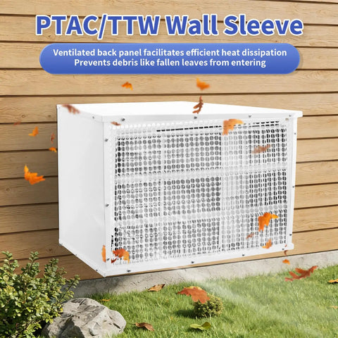 26 Inch PTAC Wall Sleeve For Through The Wall Air Conditioner with decorative frame installation