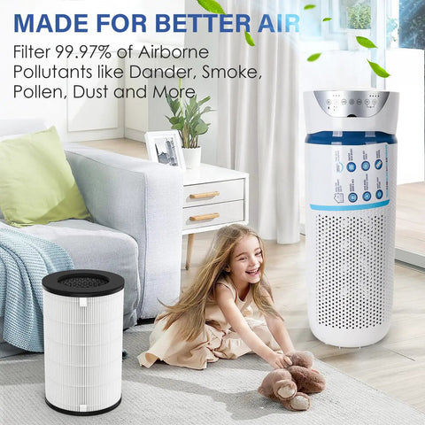 Replacement Filter For 5 In 1 Tower Air Purifier Models AP-T40FL AP-T40 AP-T40WT AP-T43-WT AP-T45-BK AP-T45-WT Costco Model 1461901